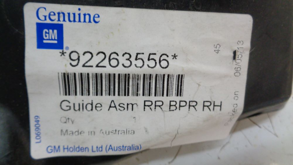 Holden VE Commodore Genuine Right Hand Rear Bumper Fascia New Part
