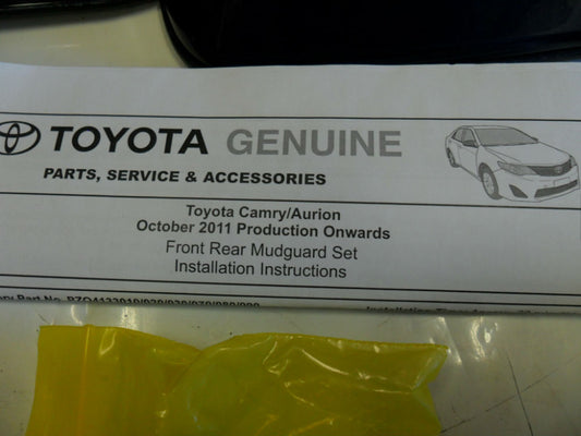 Toyota Aurion/Camry Genuine Mudguard Set New Part