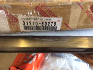 Toyota Prado 120 KZJ120 Genuine pressure plate & cover new part