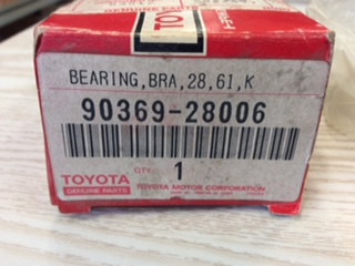 Toyota Corolla Genuine rear wheel bearing new part