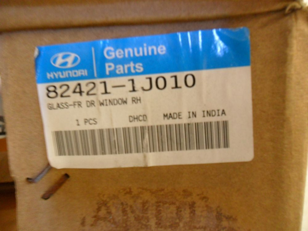 Hyundai I20 Genuine Right Hand Front Door Glass New Part