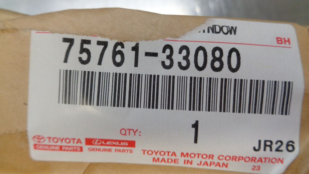 Toyota Camry/Aurion Genuine Right Hand Rear Front Window Frame New Part