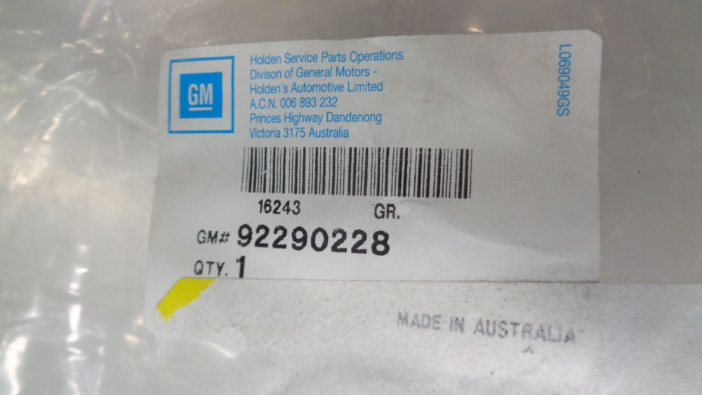 Holden VF Caprice Genuine Air Box Lower Housing New Part