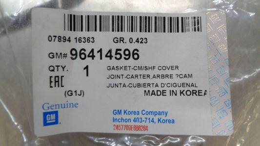 Deawoo Lanos Genuine Camshaft Cover Gasket 1.6ltr New Part