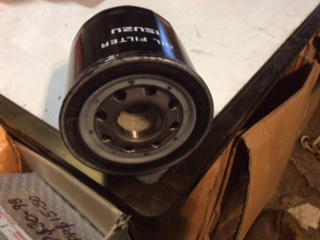 Isuzu Genuine oil filter new part see below for more details New Part