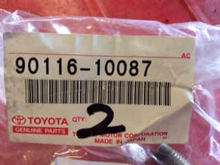 Toyota Landcruiser Genuine wheel stud New Part