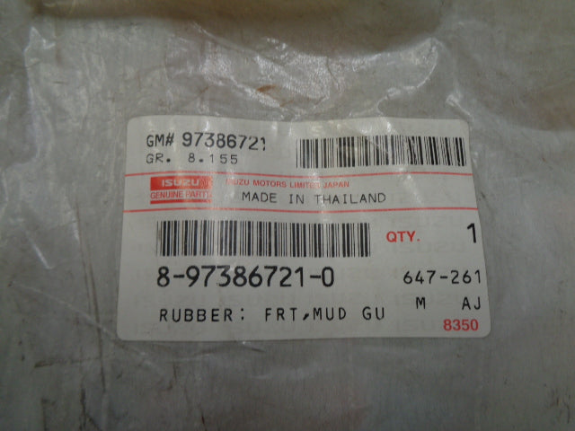 Holden RA Rodeo RC Colorado Right Hand Front Mud Flap NON Flare New Part