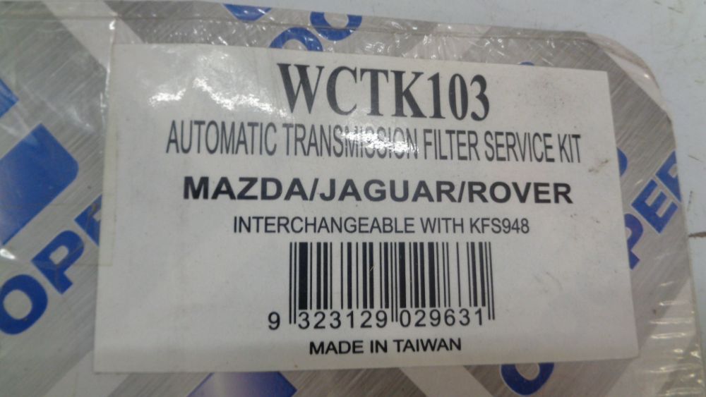 Cooper Automatic Transmission Filter kit Suits Mazda/Jaguar/Land Rover New part