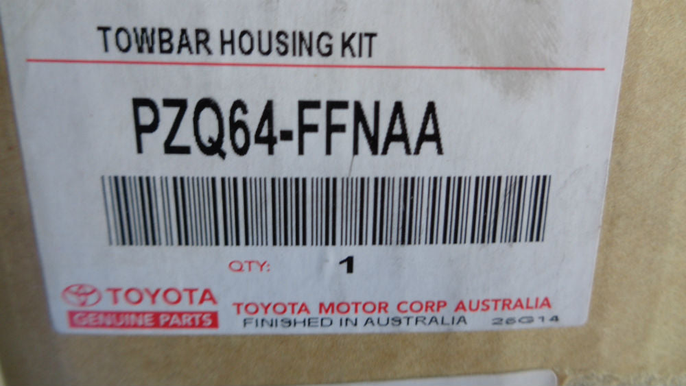 Toyota Prado 120 Series Genuine Tow Bar Housing With Fitting Kit New Part