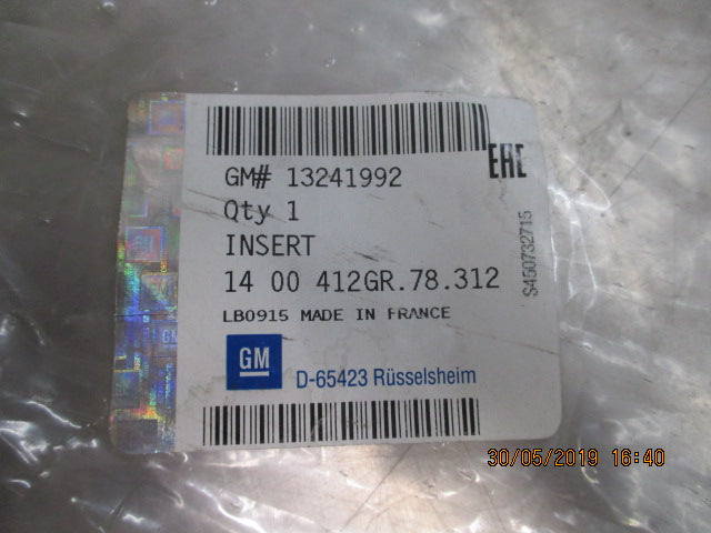 Holden Astra AH Genuine Left Hand Front Bumper Bar Insert Anthracite New Part