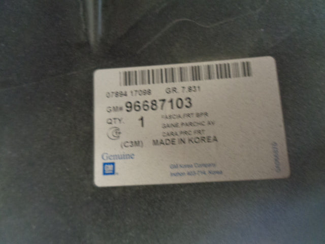 Holden Spark Genuine Front Bumper Cover New Part