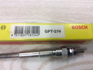 Bosch glow plug (single) suits Toyota Landcruier new part