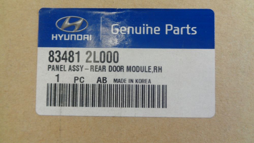 Hyundai I30 Genuine Right Hand Rear Door Regulator New Part
