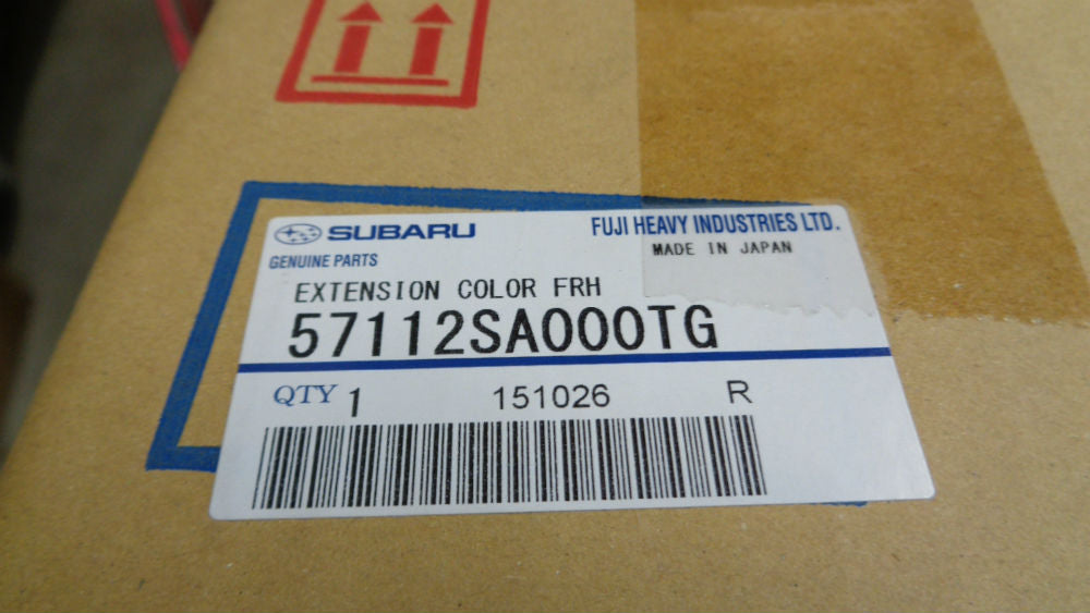Subaru Forester Genuine Front Right Hand Extension New Part
