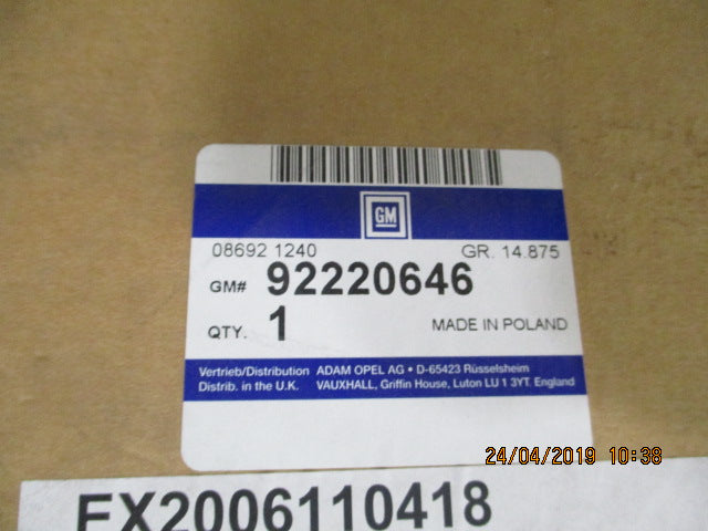 Holden Monaro Genuine Left Hand Inflator Curtin Air Bag Module New Part