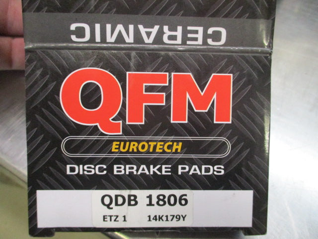 QFM Eurotech Ceramic Front Brake Pad Set Suits Peugeot 206 New Part
