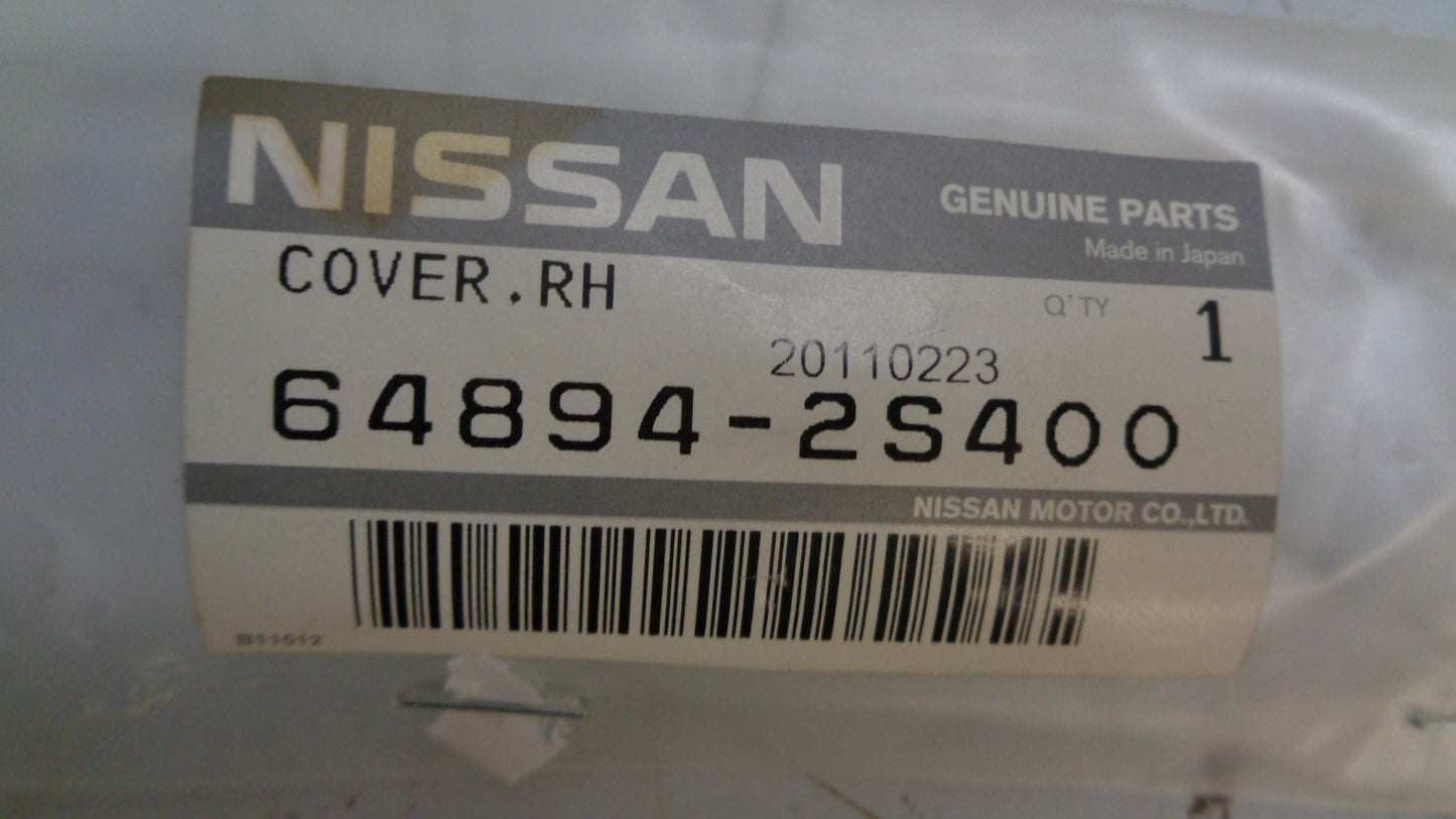 NISSAN NAVARA GENUINE RIGHT (DRIVER) BONNET LEDGE COVER NEW PART