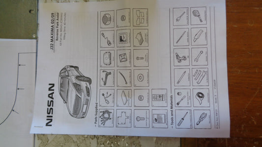 Nissan Maxima J32 Genuine rear parking assist 4 head new part