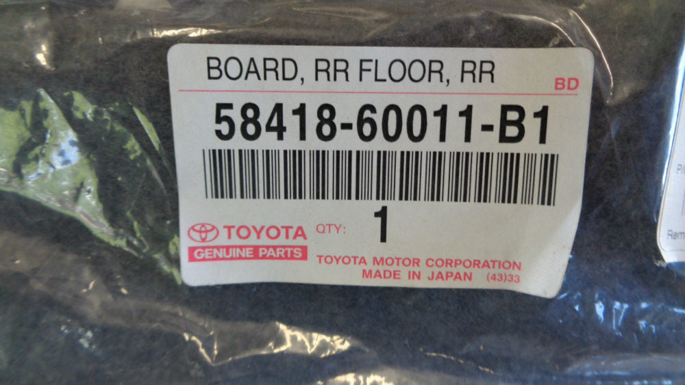 TOYOTA PRADO GENUINE INTERIOR LEFT REAR FLOOR COVER NEW PART