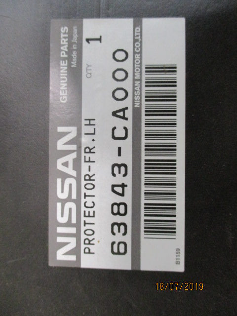 Nissan Murano Genuine Left Hand Front Inner Splash Guard New Part