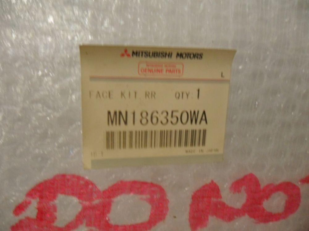 Mitsubishi Lancer Genuine Ralliart Rear Bumper White New Part