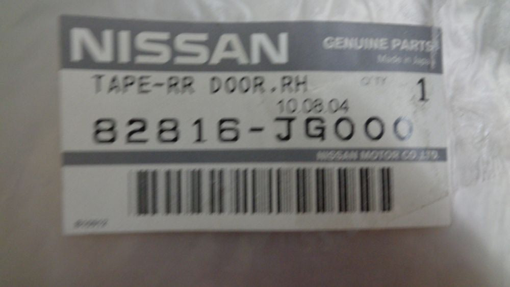 Nissan Xtrail T31 Genuine Right Hand Rear Door Sash New Part