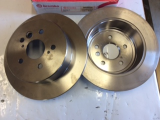 Brembo rear brake disc rotor pair suits Toyota Rav4 New Part