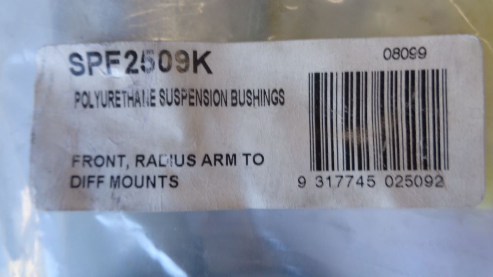 Super Pro Front Radius arm bush to Diff Mounts Suits Landrover New Part