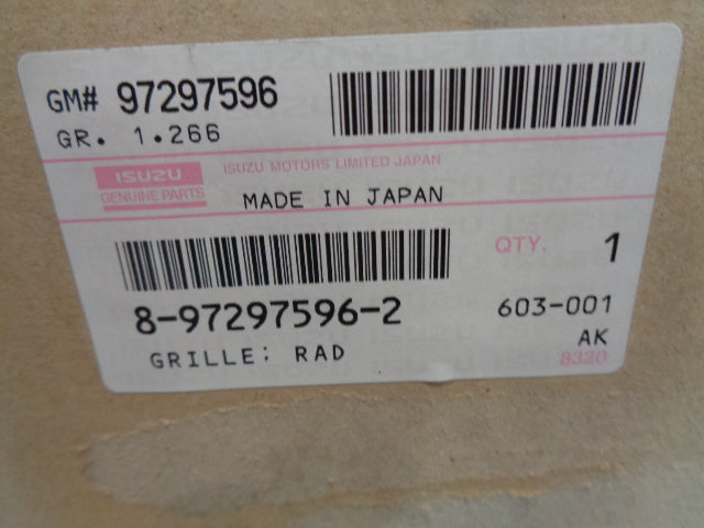 Holden Jackaroo Genuine Radiator Grille New Part