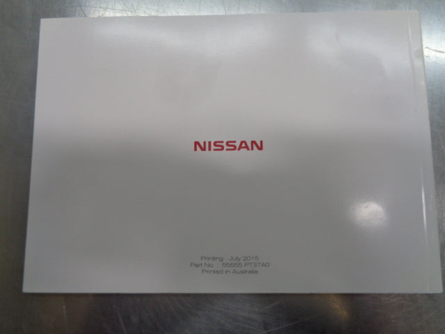 Nissan Genuine Warranty And Service Booklet New Part