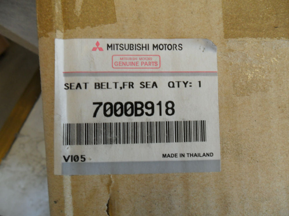 Mitsubishi Triton ML Genuine Right Hand Front Seat belt New Part