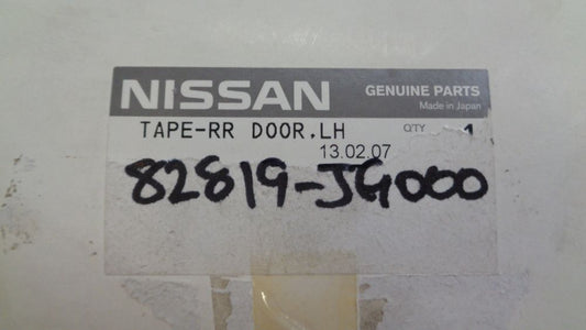 Nissan Xtrail T31 Genuine Left Hand Rear Door Sash Tape New Part