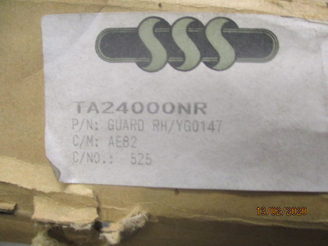 SSS Auto Right Hand Front Guard Suits Toyota Corolla AE82 New Part
