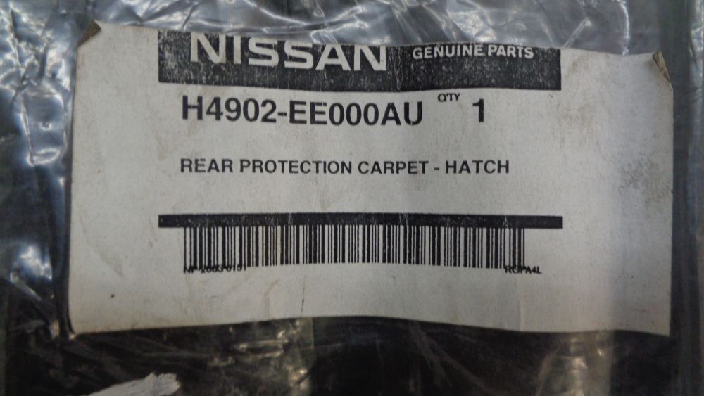 Nissan Tiida Hatch Genuine Rear Cargo Mat New Part