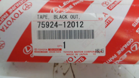Toyota Corolla Wagon Genuine left hand rear exterior door black out tape New Part