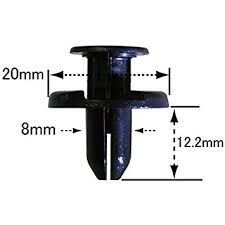 NISSAN GENUINE RADIATOR SUPPORT AIR DEFLECTOR ETC CLIP NEW PART