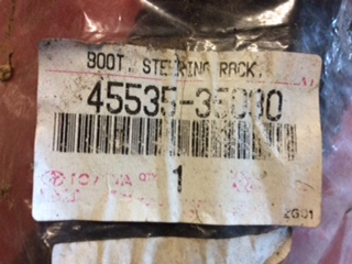 Toyota Prado 120 Series/Hilux Genuine Steering Rack Boot New Part