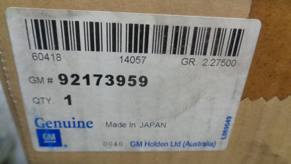 Holden Commodore VE/WM Statesman Genuine 120AMP Alternator New Part