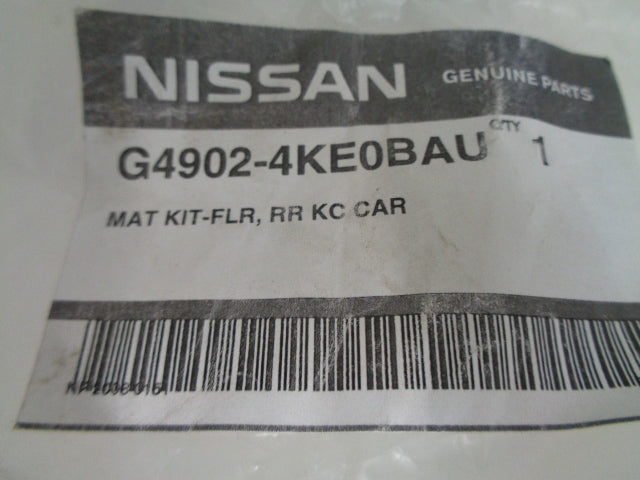 Nissan D23 Navara Genuine King Cab Rear Carpet Floor Mat New Part