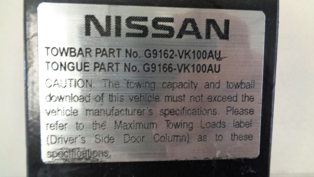 Nissan Navara D22 Genuine Tow Bar Tongue New Part