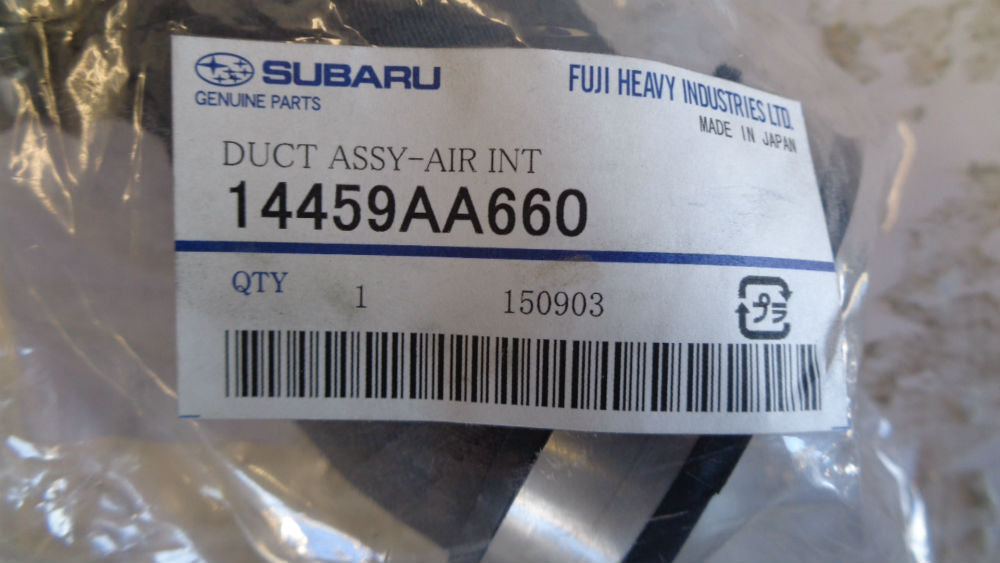Subaru Genuine Intercooler Air Intake Duct New Part