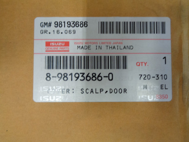 Isuzu D-Max Right Hand Chrome Mirror Cover New Part
