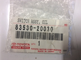 Toyota Corolla / Celica Genuine oilpressure switch new part