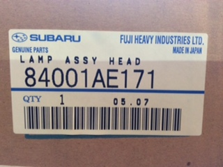 Subaru Outback Genuine Left Hand Head Light New Part