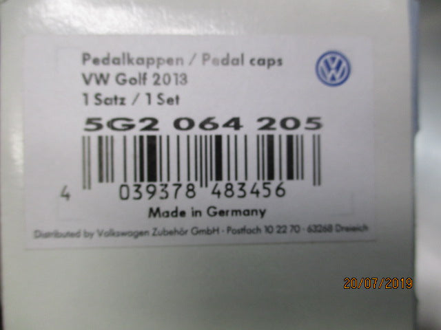 VW Golf-Passat-Tiguan Genuine Sports Pedal Kit Automatic New Part