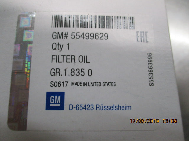 Holden Astra / Insigna Genuine Oil Filter New Part