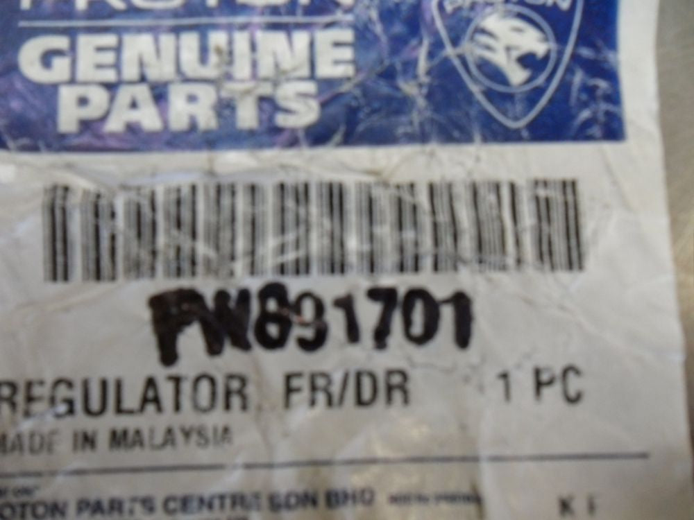 Proton Person Genuine Front Right Hand Door Regulator New Part