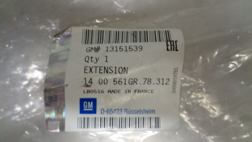 Holden Astra AH Genuine Front Right Hand Bumper Bar Extension New Part