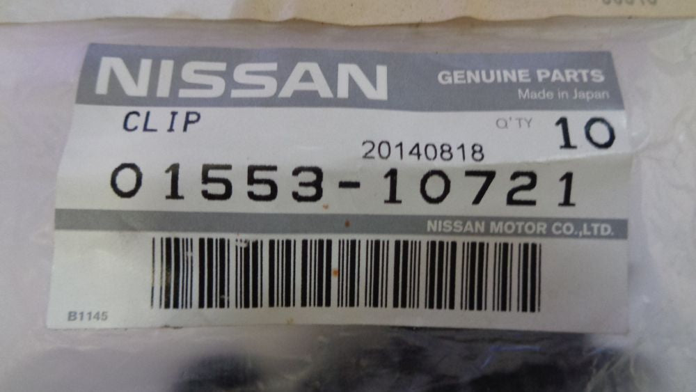 NISSAN GENUINE RADIATOR SUPPORT AIR DEFLECTOR ETC CLIP NEW PART
