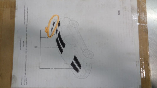 Holden VE Commodore Genuine Rear Spoiler Decals Left Hand & Right Hand Black New Part